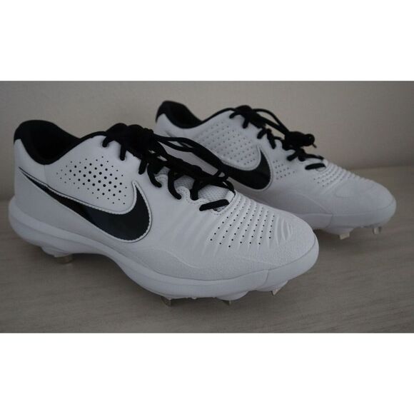 Nike CT0829 106 Men's Sz 12.5 White Alpha Huarache 3 Varsity Low Baseball Cleats - Picture 4 of 6
